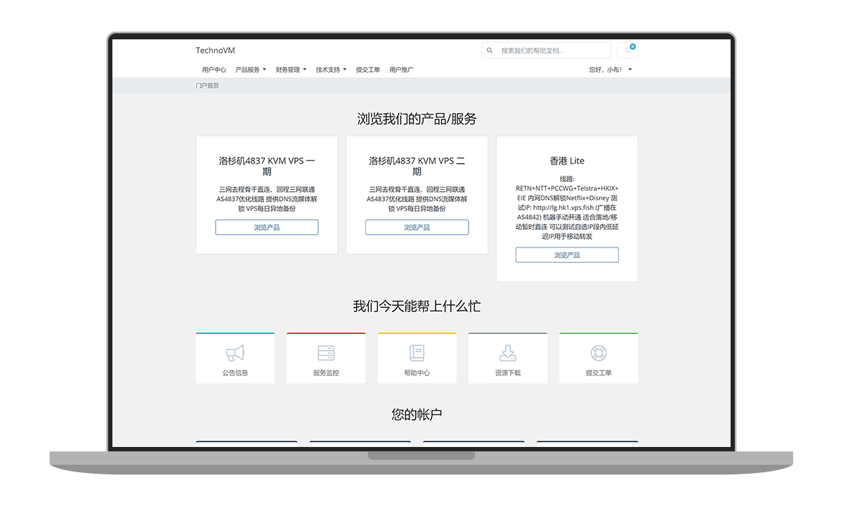#八折# TechnoVM - 20元/月 1核 1G 8G 2T 1Gbps 香港国际